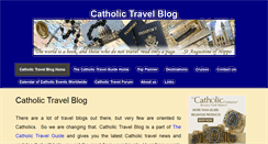 Desktop Screenshot of catholictravelblog.com